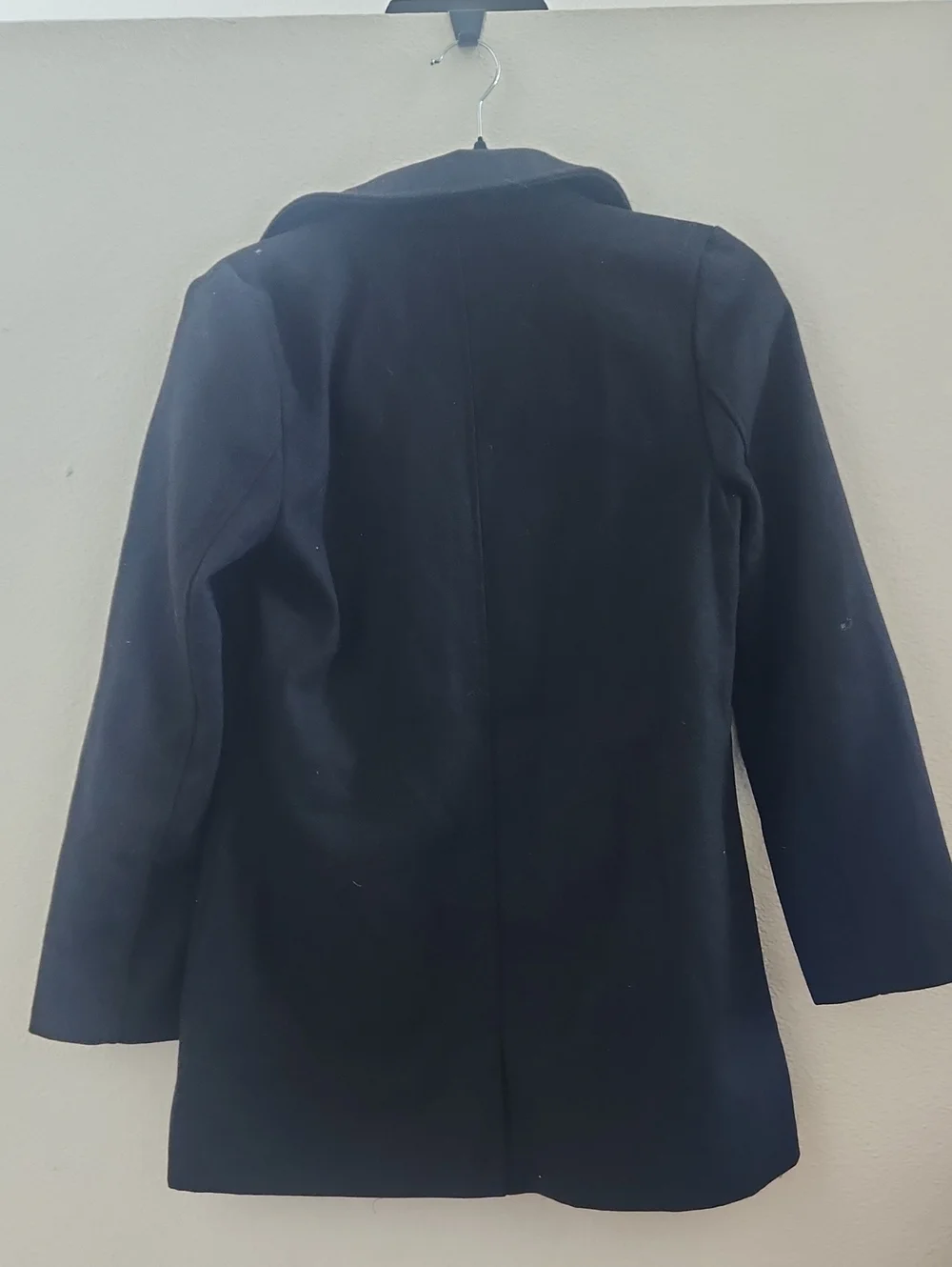 GAP Kids Double-Breasted Black Peacoat